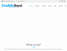 Tablet Screenshot of daddybrand.com